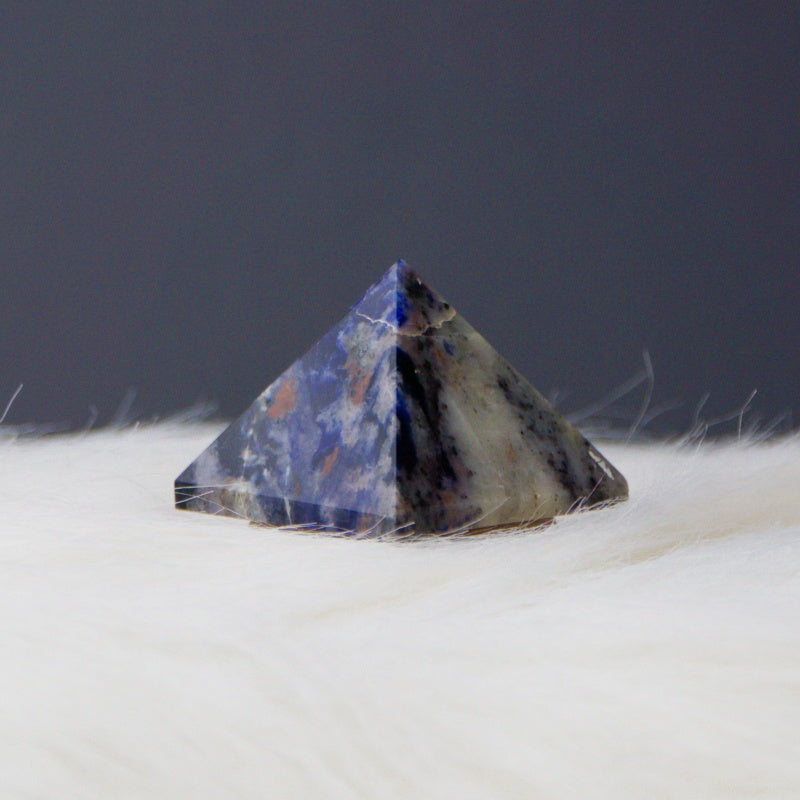 Sodalite Pyramid