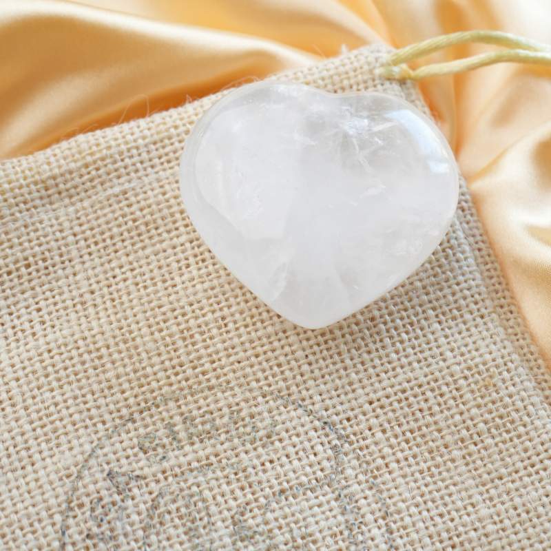 Clear Quartz Heart