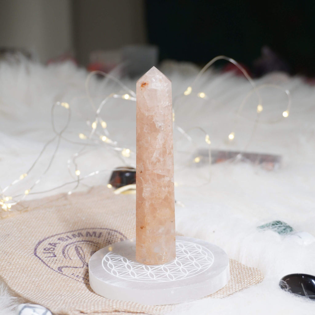 Himalayan Golden Azeztulite Quartz Pointer