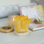 Citrine Cluster with Pointer – View 4