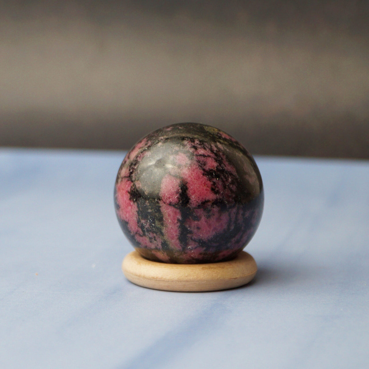 Rhodonite Sphere – View 3