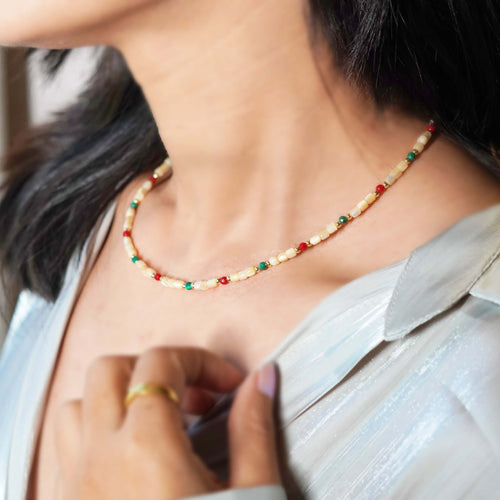 Shell Necklace & Bracelet – 2-in-1 Jewellery