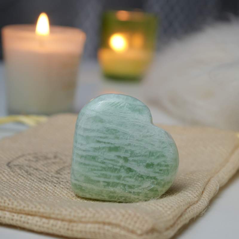 Amazonite Heart