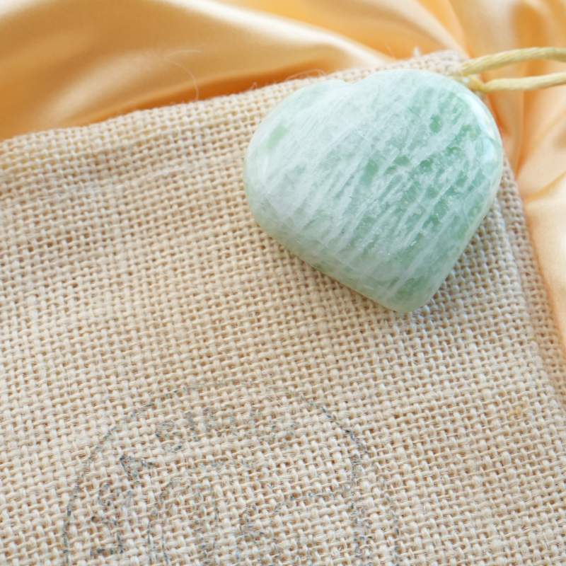 Amazonite Heart – View 2