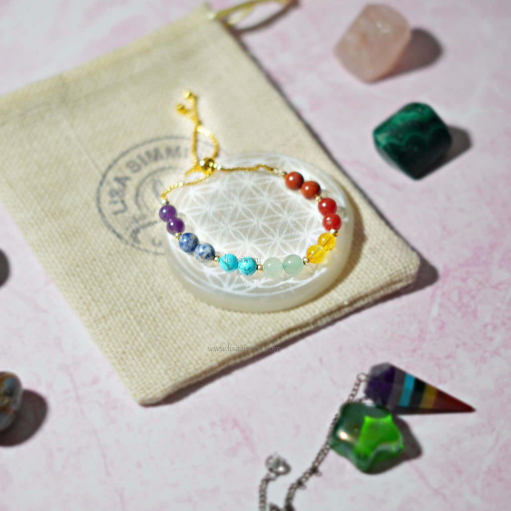 7 Chakra Bracelet – Balance, Blessings & Success – View 3