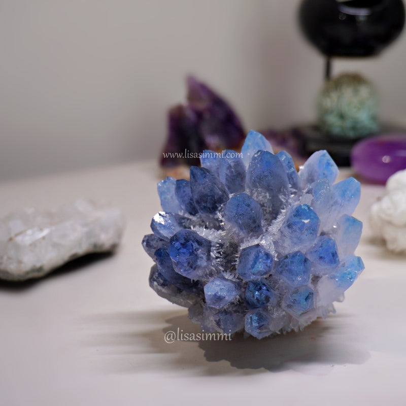 Blue Quartz Cluster – View 4