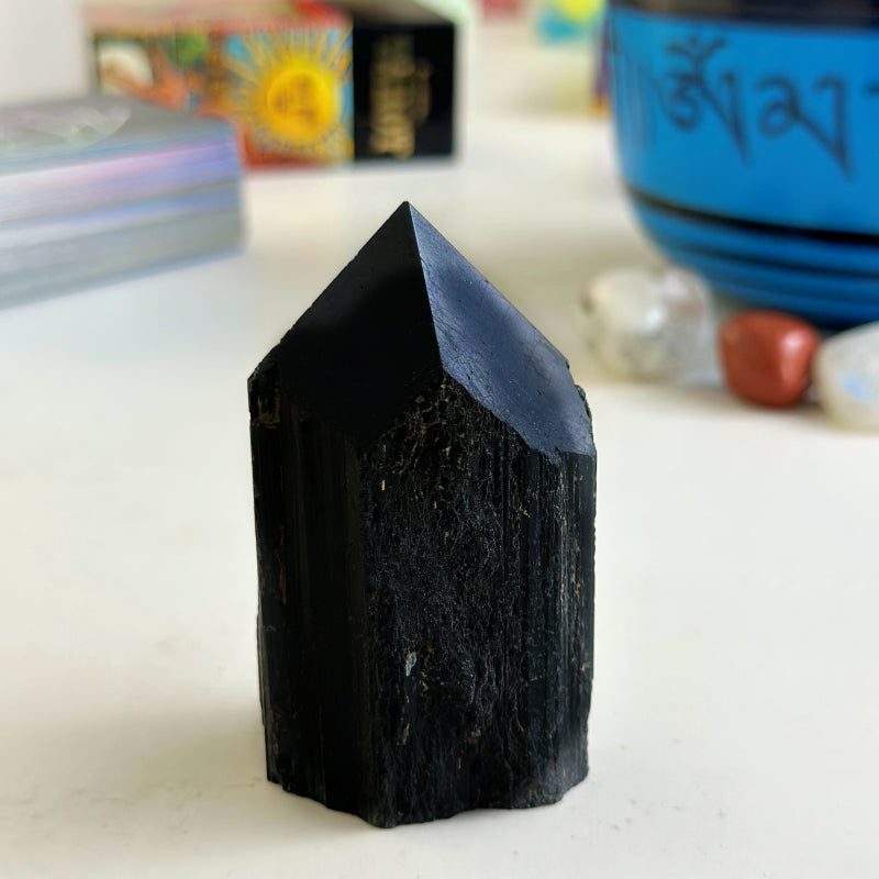 Black Tourmaline Pillar