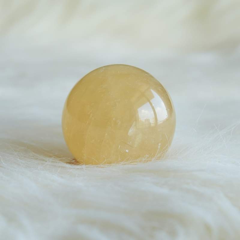 Yellow Calcite Sphere