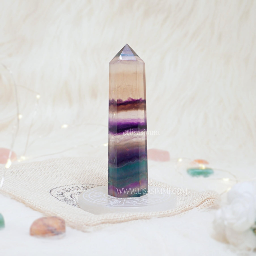 Rainbow Fluorite Pointer