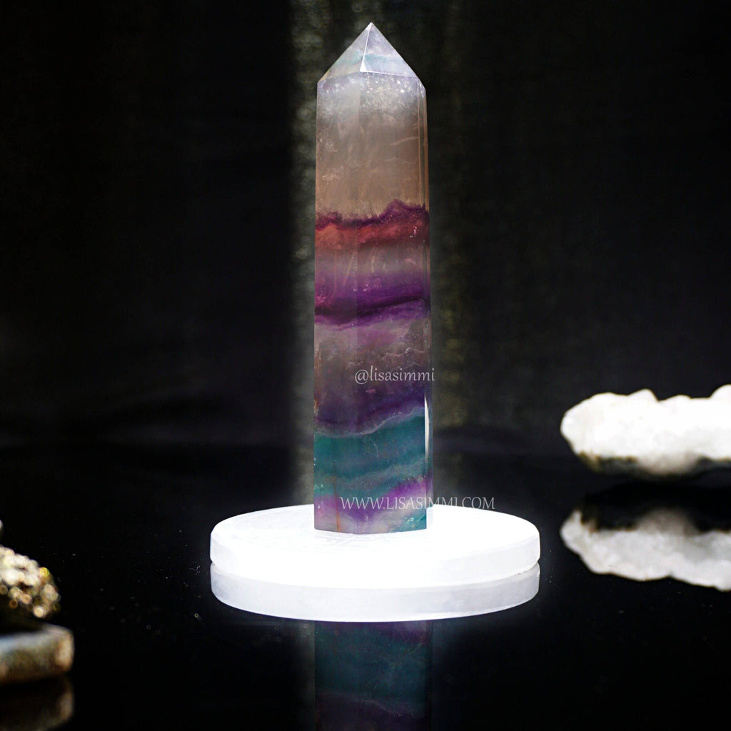 Rainbow Fluorite Pointer – View 2