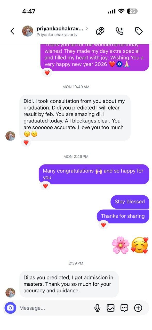 Client feedback screenshot