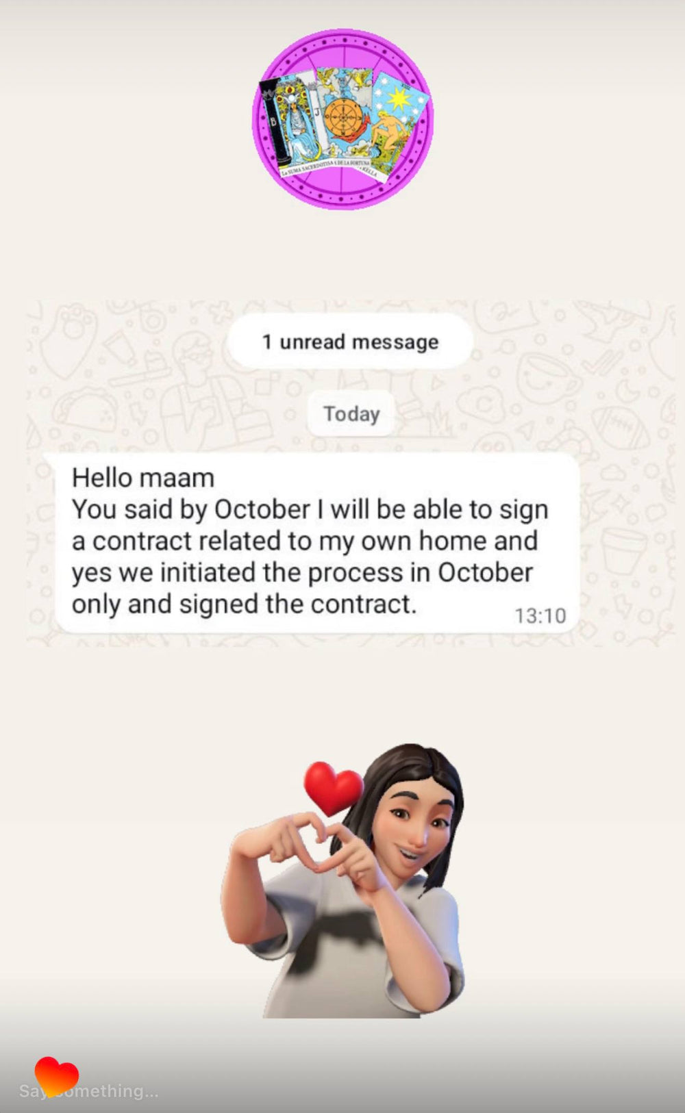 Lisa Simmi tarot review and client feedback