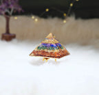 7 Chakra Orgonite Pyramid – View 2
