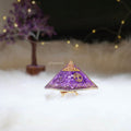 Amethyst Orgonite Pyramid
