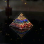 7 Chakra Orgonite Pyramid – View 6
