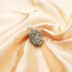 Pyrite Pendant with Chain – Wealth Intention