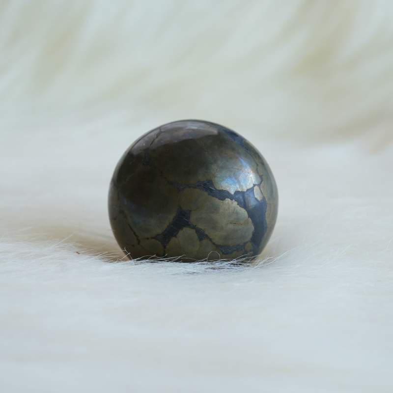 Pyrite Sphere – View 2