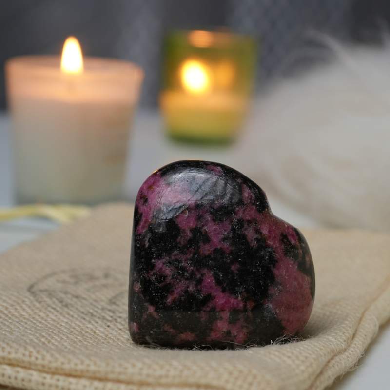 Rhodonite Heart