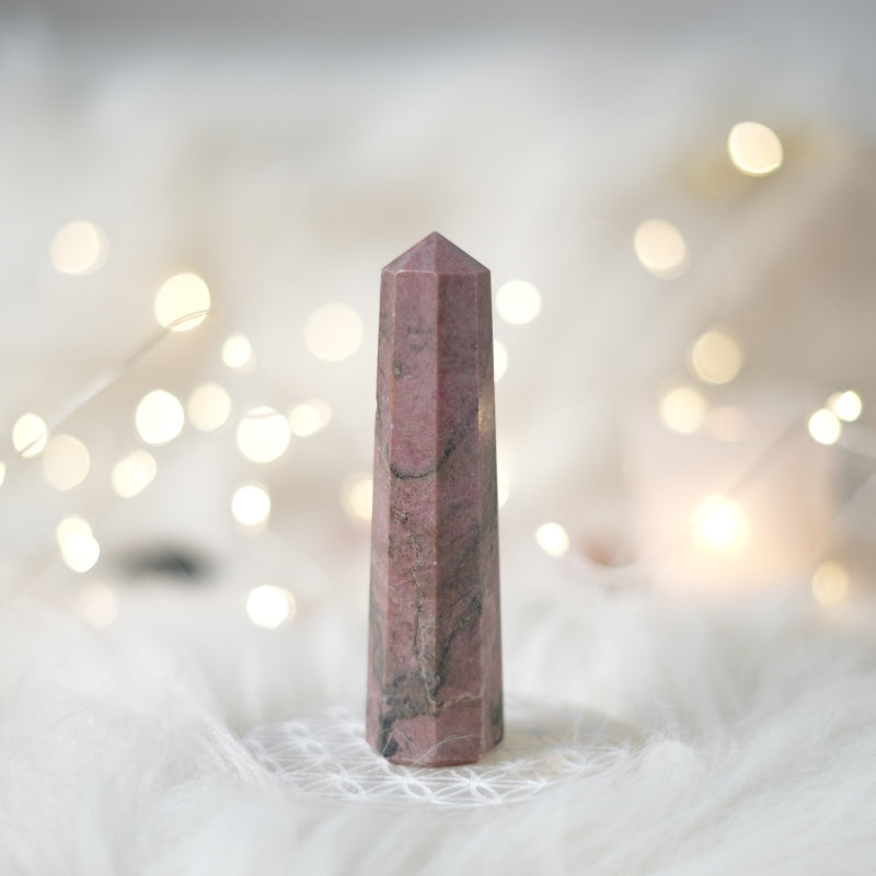 Rhodonite Pointer – View 3