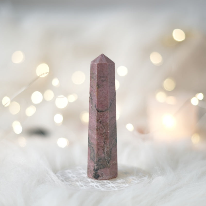 Rhodonite Pointer