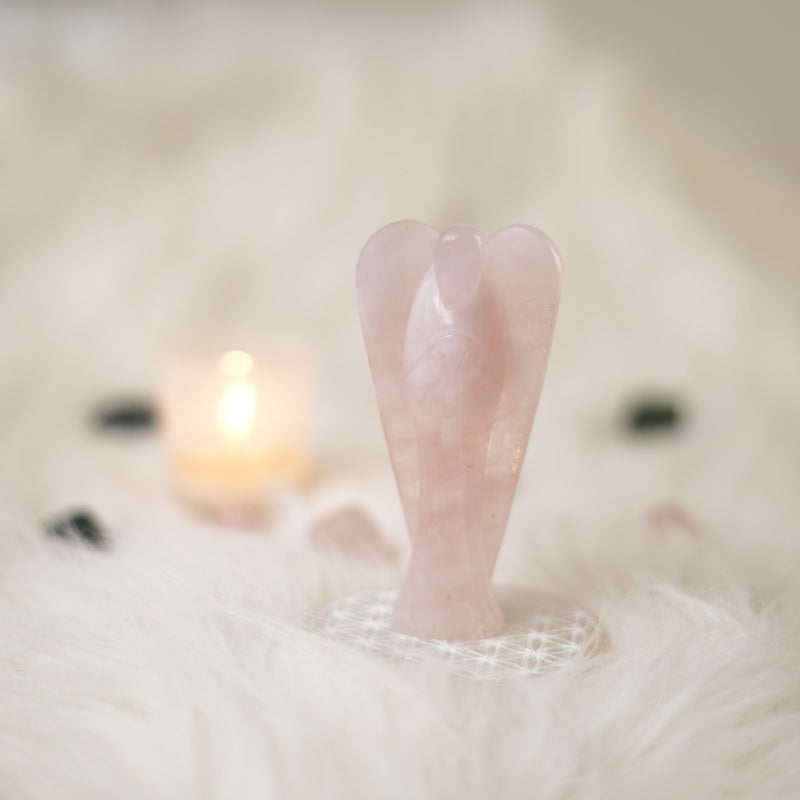 Rose Quartz Angel