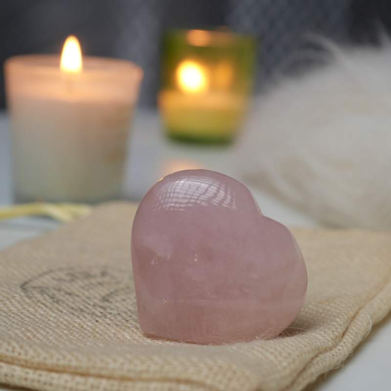 Rose Quartz Heart