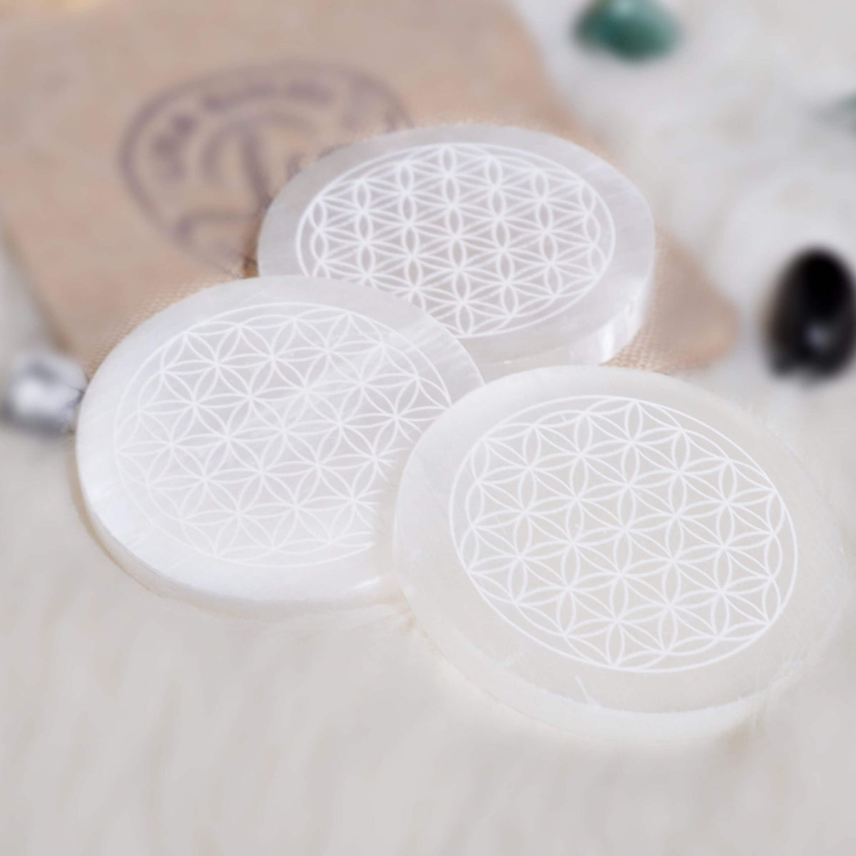 Selenite Charging Plate – Crystal Cleansing