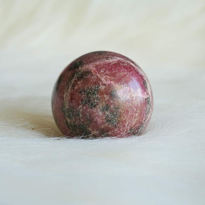 Rhodonite Sphere