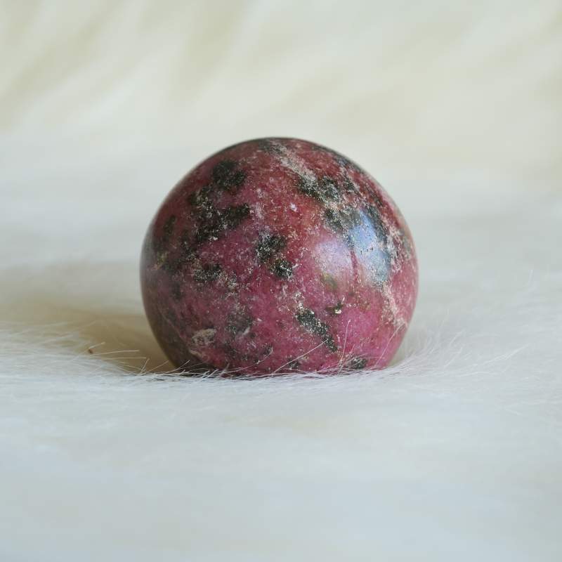 Rhodonite Sphere – View 2