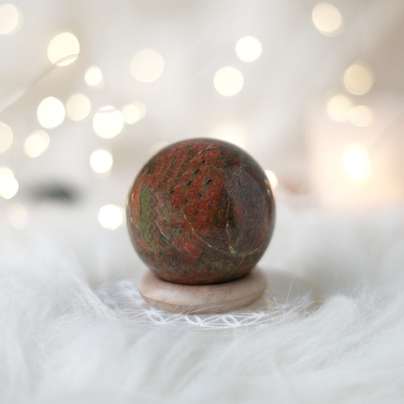 Unakite Sphere